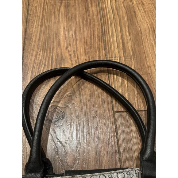 Guess Los Angeles Purse Shoulder Bag Gray All Over Design Logo (SEE PICS!) - Picture 4 of 8